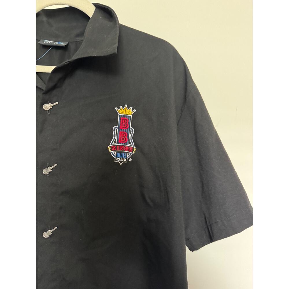 BB King's Blues Club Men’s Button Up Shirt Size 2XL Embroidered S-01 - Picture 3 of 9